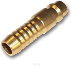 SE2-3PH - Wtyk z nyplem na wąż 9 mm MOSIĄDZ 