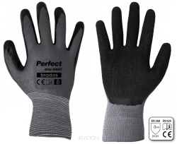 Rękawice ochronne PERFECT GRIP GRAY lateks, rozmiar 9 